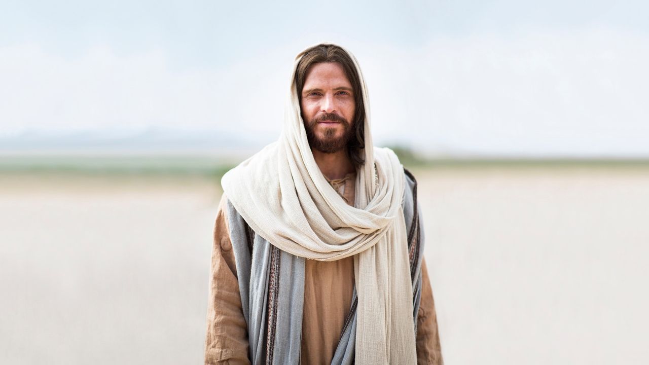 Jesus Christus lächelt